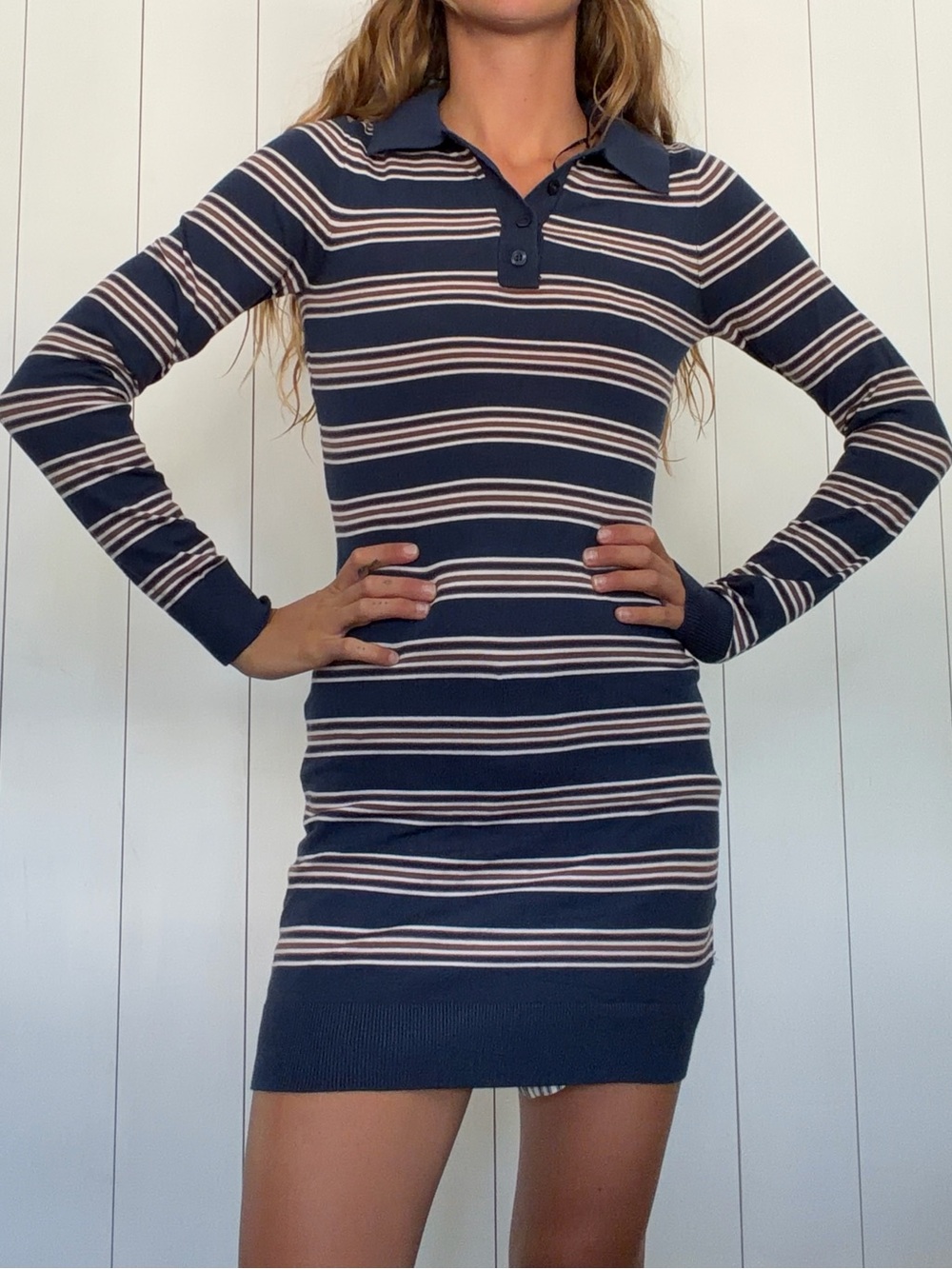 STRIPED DRESS - Picture 2 of 4